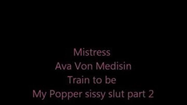 Train to be My #sissy #slut part two