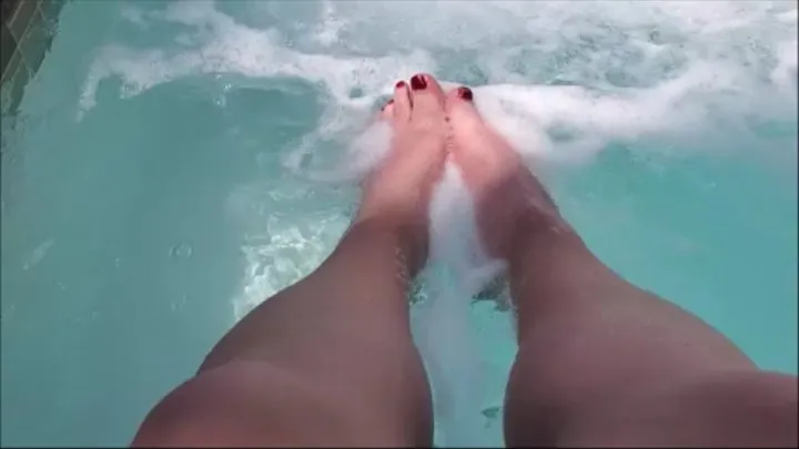 Wet Feet at the Public Pool