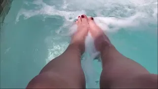 Wet Feet at the Public Pool