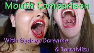 Mouth Comparison - Sydney & Terra