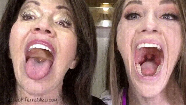 Comparing Mouths - MILF Gigi & TerraMizu