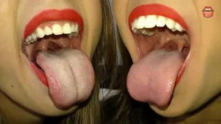 Mouth comparison - Onyx Kim & Krystal Kim