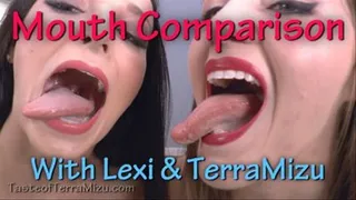 Mouth Comparison - Lexi & TerraMizu