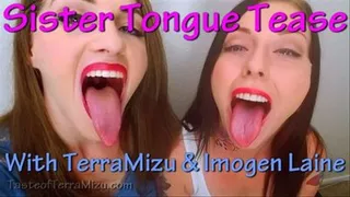 Step-Sister Tongue Tease