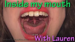 Inside my mouth - Lauren Kiley