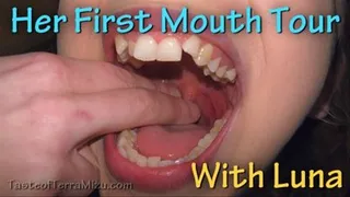 Her first mouth tour - Domina Luna