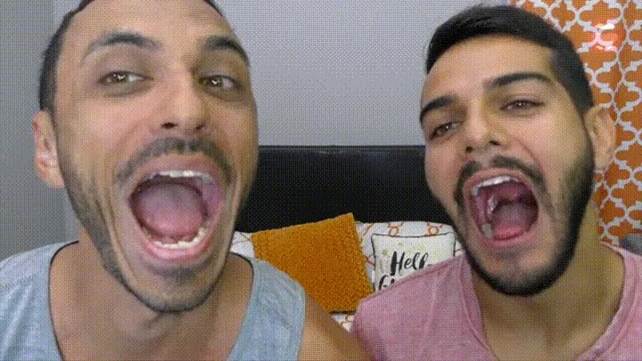 Mouth Comparison - Castro Covington & Sebastian Cums