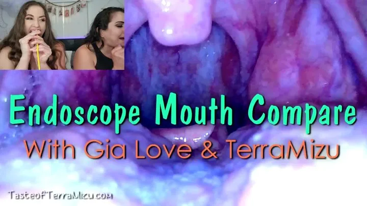 Endoscope Mouth Compare - Gia Love and TerraMizu