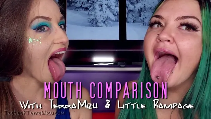 Mouth Comparison - TerraMizu &amp; Little Rampage