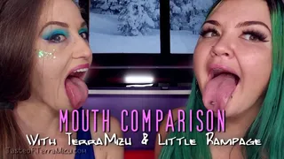 Mouth Comparison - TerraMizu &amp; Little Rampage