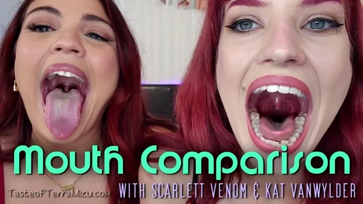 Mouth Comparison - Scarlett Venom &amp;amp; Kat VanWylder