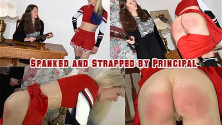 Spanked and Strapped by Principal