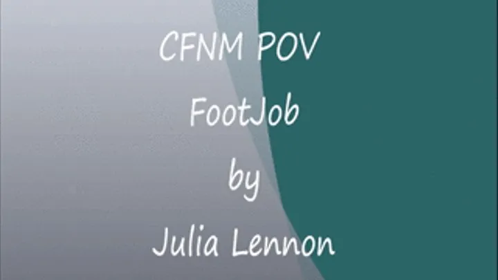 CFNM Footjob POV ONLY