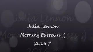 Morning Exercises with Julia Lennon