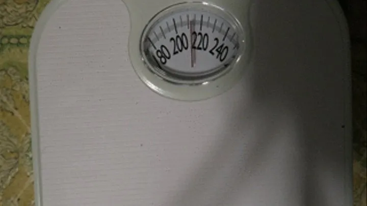 Breaking scales under my weight 1