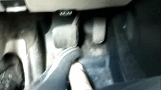 dirty Barefoot driving
