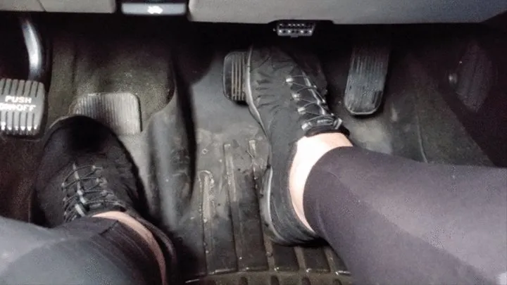 Short drive in my stinky sneakers