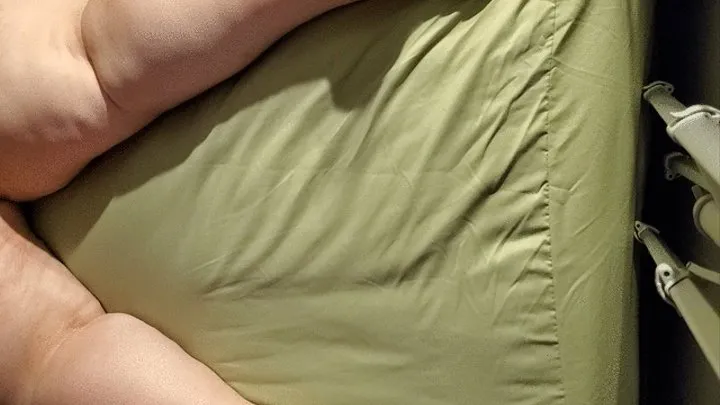 Napping Bbw feet and legs on mint sheets Part2