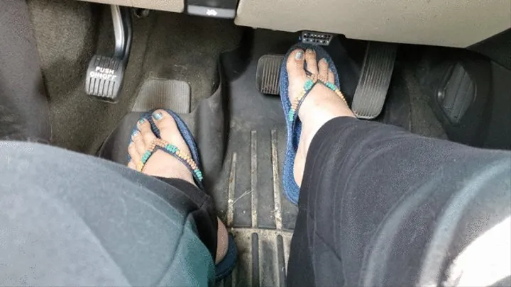 Driving in flipflops