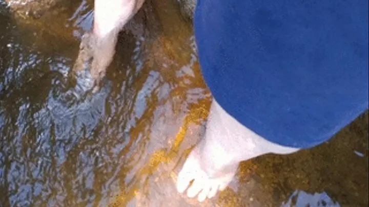 Wiggling toes in the water multiple views