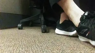 Office carpet rubbing