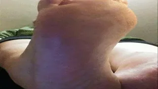 Giantess view of teasing soles pressing to your face