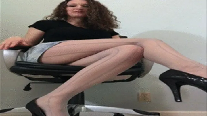 Office Brat Pantyhose Feet Worship