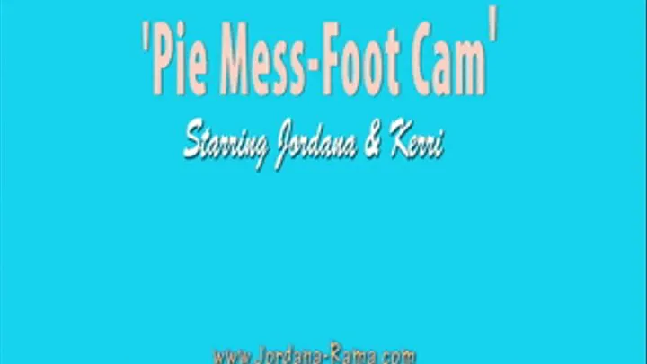 Pie Mess Foot Cam