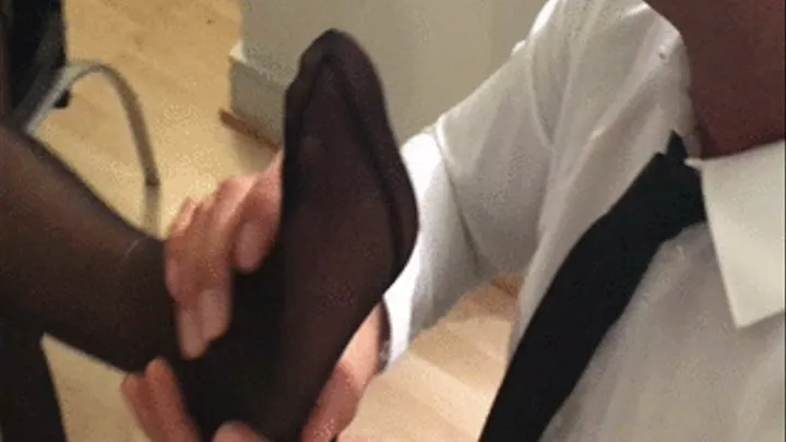 Office, Foot and Pantyhose Domination Part 2