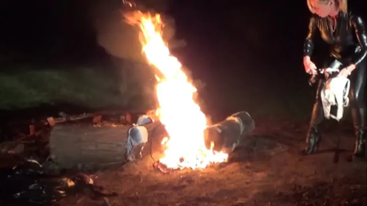 Bonfire Night Trash Burn Up