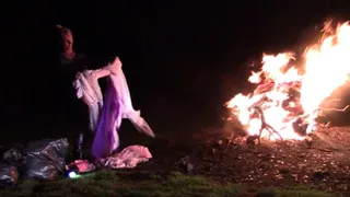 Bonfire Night Clothes Burning 2017