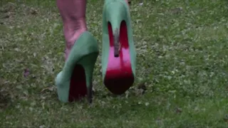 Green Grass Heels