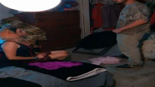 Chelsea gets spanked for not cleaning her room