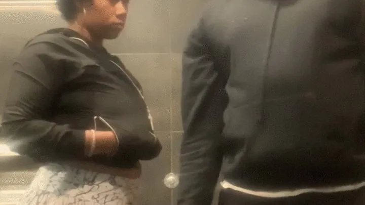 Ebony girl gets a hard spanking for not cleaning the bathroom