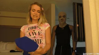 Curious Blonde Regretfully Discovers BBC & Black Ass!