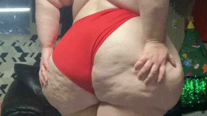 Big ass in red panty