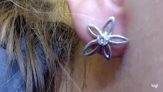 4 minutes various earrings in my ears