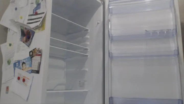 2 minutes cleaning fridge to cam