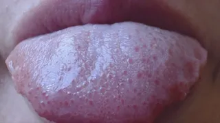 7 minutes with my tongue in close up