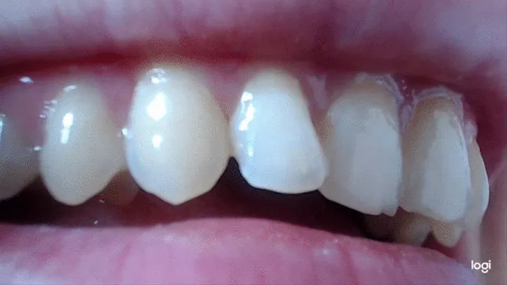 7 minutes of white nice healthy teeth to cam