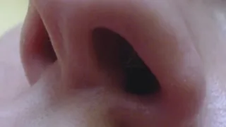 5 minutes of holes of nose in big zoom