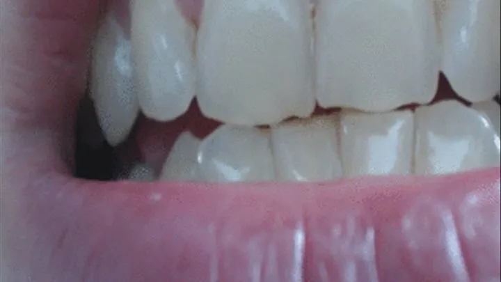 18 minutes of close up of my teeth