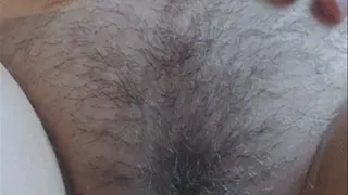 Hairy pussy and small forceps pulling out my hair