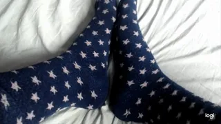 6 minutes rubbing socks to cam no sound
