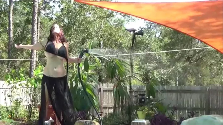 Poolside watering