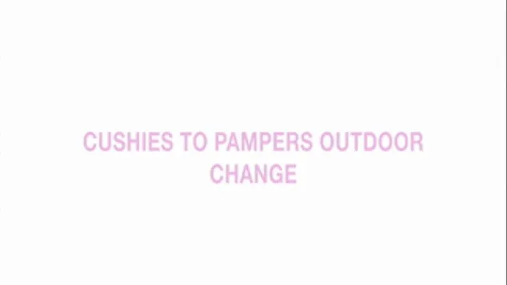 Cushies to pampers outdoor change