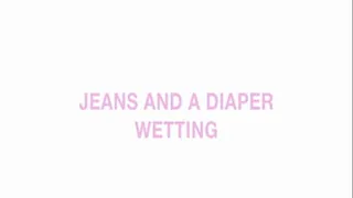 Jeans and a diaper wetting