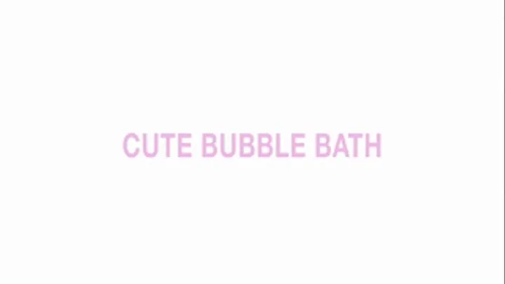 Cute Bubble Bath