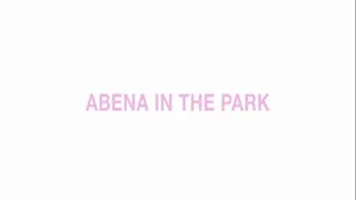 Abena in the park