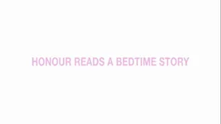 Honour reads a bed time story